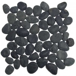 Невероятни мозаечни плочки Pebble Вlack от ROCA (Испания)